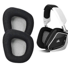 Corsair Void Pro Elite Replacement Ear Cushions - Breathable Sponge Headband Pad Set
