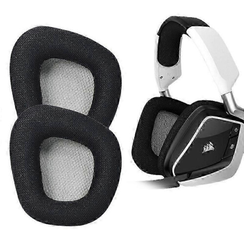 Corsair Void Pro Elite Replacement Ear Cushions - Breathable Sponge Headband Pad Set