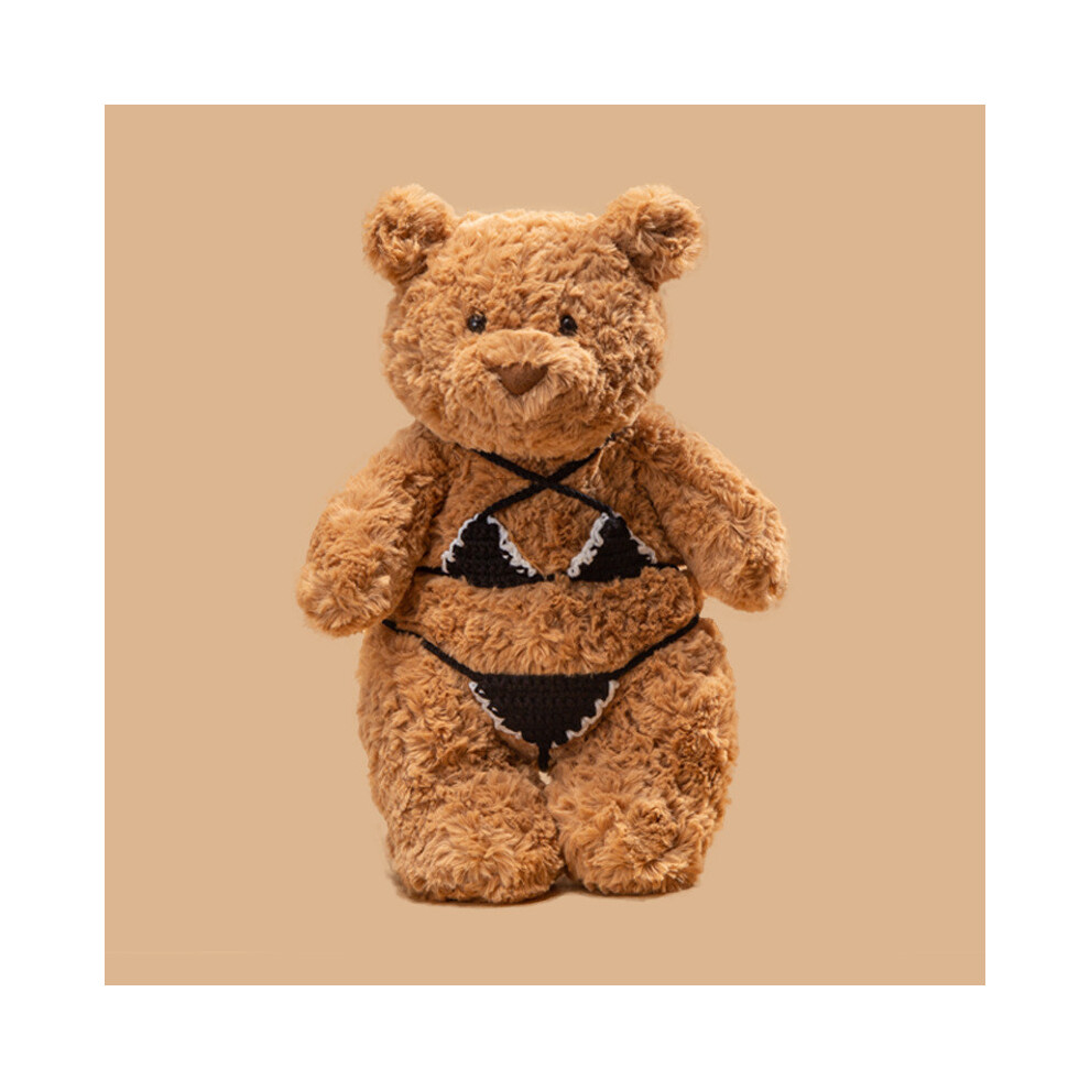 (Black Biki Bear, 28cm) Cartoon Bikinis Teddy Bear Cute Animal Plush Toy Kids Room Decor And Gift Ideas-image-OPC-PJGJFZW-NEW
