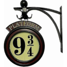Harry Potter 9 3/4 Platform Night Light - Metal Wall Hanging Lamp Gift for 20th Anniversary Movie Fans