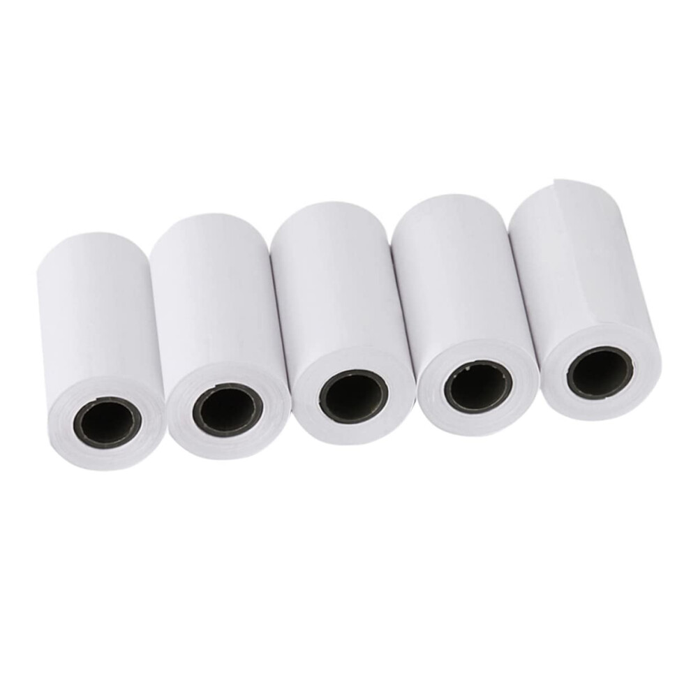 Self-Adhesive Thermal Paper Pack Of 5 Sheets, White Label Paper For Office And Labelling File Organisation And Addresses-image-OPC-PJGJRJF-NEW