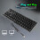 87 Keys Mechanical Gaming Keyboard, Backlit, Black, USB, Ergonomic 7