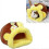 Winter Warm Hamster Bed - Cozy Small Animal Hut for Mice/Rabbits with Nesting Material 1