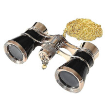 (One Size,D)3x25 Mini Opera Binoculars for Concerts - Pocket-Sized Theater Glasses with Chain (Adult/Kids)_JST