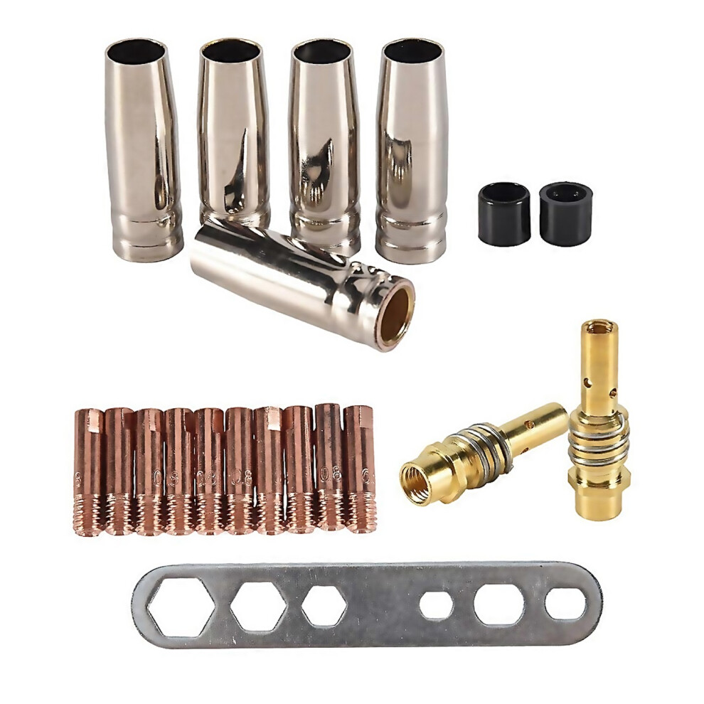 For 20pcs Nozzles Welder Accessory For 15ak Mb15 Mig Co2 Welding