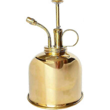 300ml Brass Water Mist Spray Bottle - Decorative Plant Mister with Pump for Indoor Plants & Hair Styling_DP
