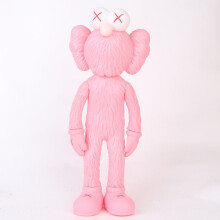(Pink)12" Kaws Exposición Plaza Sésamo Kaws Bff PVC Refinamiento Muñeca Juguetes Colecciones
