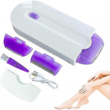 (For AU)Smooth Hair Eraser Laser, Silky Smooth Hair Eraser, Painless Hair Removal Tool, Women Laser Rechargeable Epilator Remover._m24