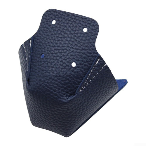 Leather Toe Guards for Inline Skates, 2-Piece Set, Blue, Durable Construction