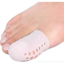 (White,6pcs)6-Pair Silicone Gel Toe Protectors - Breathable Guards for Bunion Relief and Foot Comfort