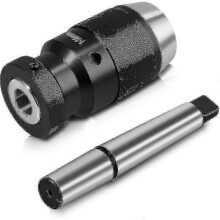 MK2 Lathe Drill Chuck (1-16mm) - Self-Tightening B18 Arbor Keyless Chuck for Precision Machining