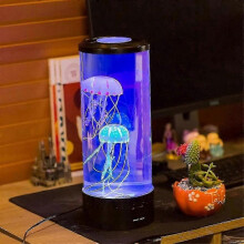 USB-Powered Jellyfish Lava Lamp - Color-Changing Night Light for Kids’ Bedrooms & Mood Lighting
