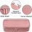 Pencil Case 2-Pack Large Capacity School Stationery Pouch Black Solid Color For Schools 5