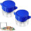 2-Pack Pill Crusher & Grinder - Medicine Splitter with Storage Box for Tablets/Powder 1