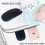 Bluetooth LED Wireless Mouse - Rechargeable Dual-Mode Silent Computer Mouse 5