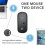 Bluetooth LED Wireless Mouse - Rechargeable Dual-Mode Silent Computer Mouse 2