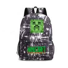 (Lightning Black)Minecraft Rucksack für Jugendliche Kinder Jungen Kinder Schüler Schule Unisex Taschen