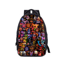 (Schoolbag A)Zaino scuola Five Nights At Freddys borsa pranzo astuccio matite bambini regali Natale