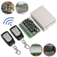 2025 new12V 4CH RF Wireless Remote Control - Relay Switch Receiver for Automation