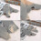 2 Pair Gel Compression Gloves, Thumb Wrist_m24 4