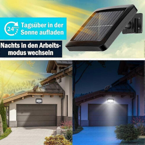 56-LED Solar Motion Light - IP65 Waterproof Solar Garden Light with Detector 1