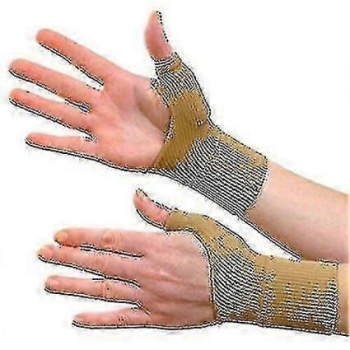 2 Pair Gel Compression Gloves, Thumb Wrist_m24
