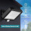 56-LED Solar Motion Light - IP65 Waterproof Solar Garden Light with Detector 4