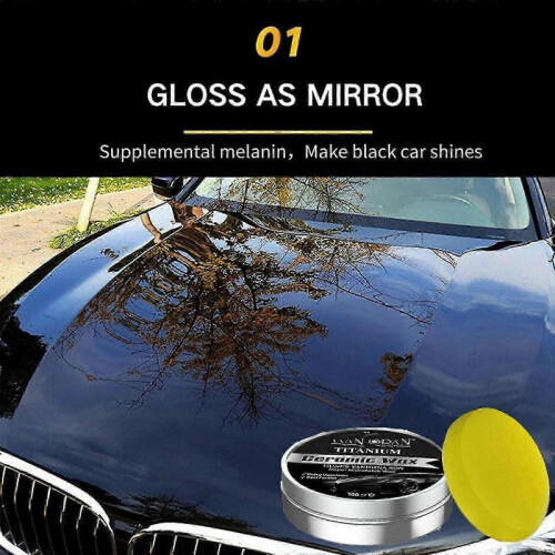 Titanium Ceramic Car Wax - Scratch Remover & Long-Lasting Paint Protection Polish 1