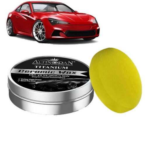 Titanium Ceramic Car Wax - Scratch Remover & Long-Lasting Paint Protection Polish