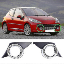 2025 newCar Front Left Fog Light Cover for Peugeot 207 Sport 2006-2009