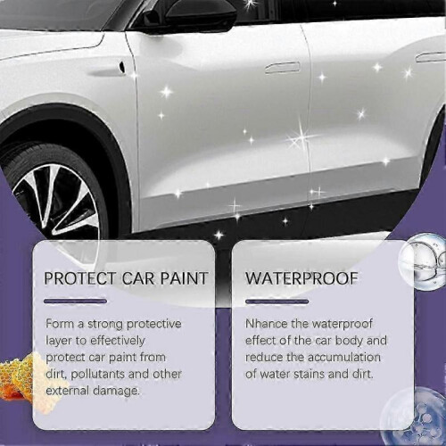 Titanium Ceramic Car Wax - Scratch Remover & Long-Lasting Paint Protection Polish 2