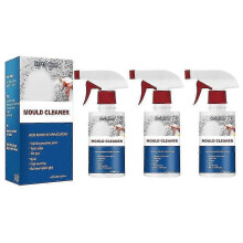 (3pcs)1/2/3pcs Mildew Remover Foam Spray - Deodorizing Mold Cleaner for Bathroom Tiles/Grout/Silicone Seals_JST