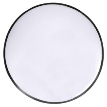 30cm Wide-Angle Convex Mirror for Driveway/Security - Curved Road Safety Mirror (Black)_JST