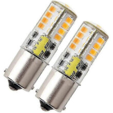 Ampoule P21w Led Ba15s 12v, 5watt Blanc Chaud 3000k Conception Tanche, Pour Bateau, Rv, Auto Voiture, Lumires Du Pay , 2 Pi[1902]_m24