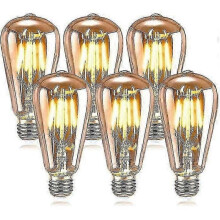 Ampoule E27 Vintage, 6 Pices Ampoule Led E27 Vintage Ampoule Led Edison Decorative Lampe Dcorative Rtro 40w Filament Blanc C[269]_m24