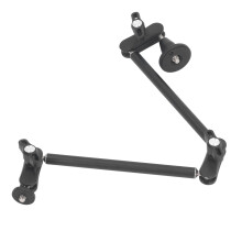 Durable 2-Section 57cm Articulating Arm with 1/4 & 3/8 Inch Screws