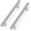 12mm Brushed Nickel Stainless Steel Cabinet Door Handle & Drawer Pulls for Cupboard Knobs - Durable Surface Finish 1