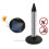 2 Pack Solar Mole Repellent Ultrasonic Mole Repeller Sonic Mole Repeller_m24 4