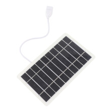 Mini Solarmodule aus polycrystalinem Silizium, 2W, 5V, tragbares USB-Solarladegerät für Notfälle