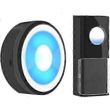 USB-Powered Wireless Doorbell with Night Light - IP55 Waterproof & 58 Chime Options