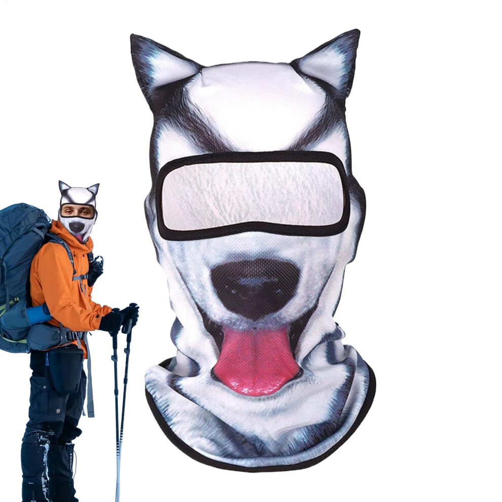 3D Ski Mask, Sun-Protection Balaclava With Ears, Windproof Dustproof Cat Balaclava For Festivals And Skiing 6276012298368