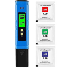 Digital pH Meter for Water Hydroponics - 0.01 High Accuracy Pocket Tester Pen with 0-14 Range for Drinking Water, Pools, and Aquariums
