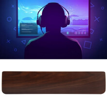 Handgelenkstütze Tastaturauflage, rutschfest, ergonmisch gegen Ermüdung, aus Holz, für Gamer, Programmierer, Arbeiter, Schriftsteller, Reda
