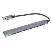 7-in-1 USB-Hub, 1 USB 3.0-Port, 6 USB 2.0-Ports, USB-Dockingstation für USB-Flash-Laufwerk, kabellose Maus, Tastatur, Laptop, PC
