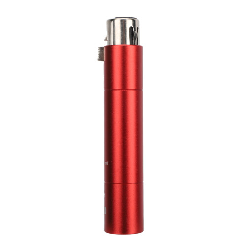 Dynamic Active Inline Mic Amplifier with 28dB Gain for Live Video & Audio - Red