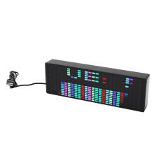 Musikspektrumanzeige 384 RGB LEDs 20 Dynamische Effekte 7 Farb-Effekte Musik-Spektrumanalysator Anzeige 5V