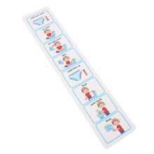 Visual Schedule for Potty Training Independent Living Skills Autism Children