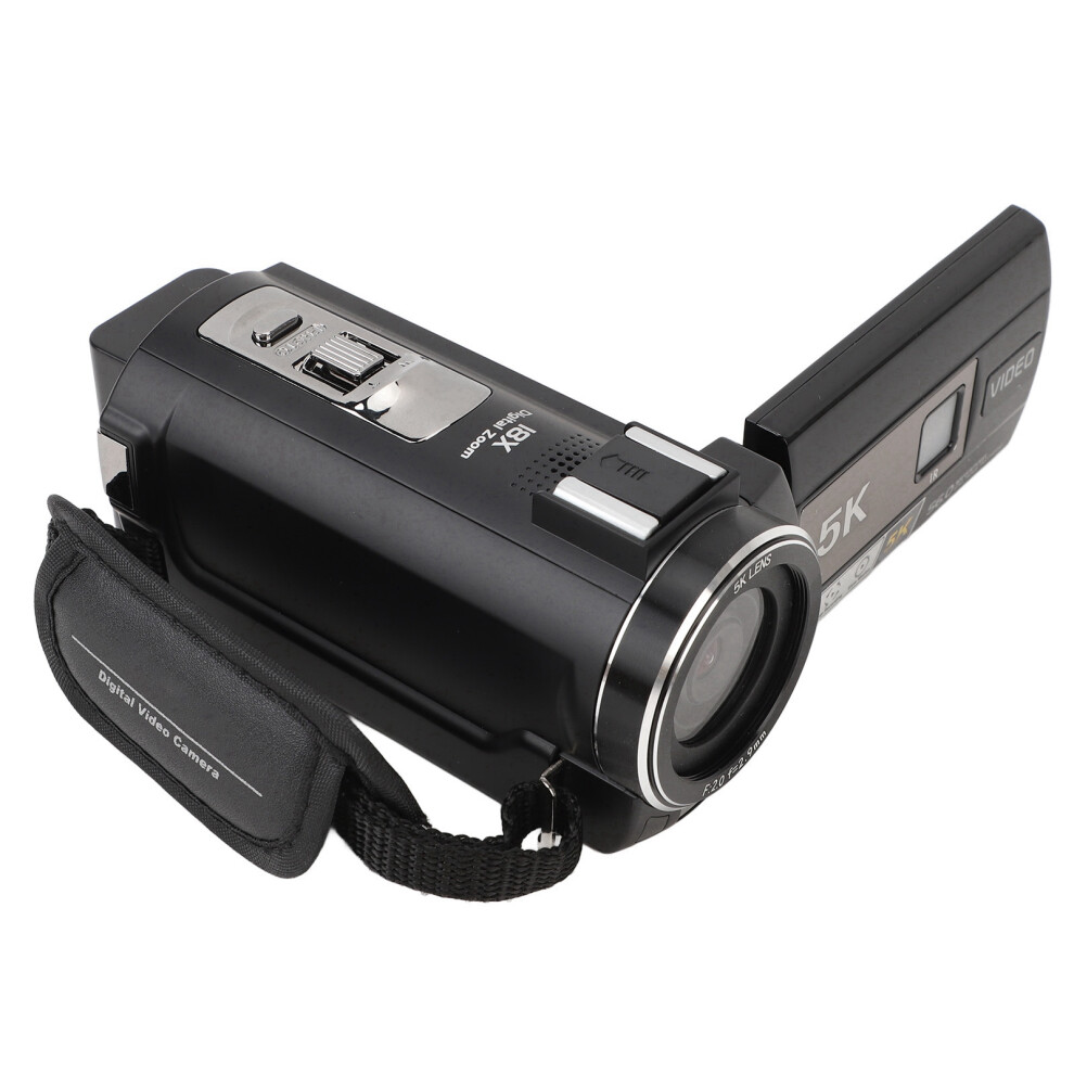 5K 56MP WiFi Video Camera Camcorder 3.0in Touchscreen 18X Zoom