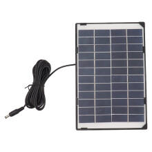 6 W 12 V DC5521 Solarmodul 2113,5 cm Schwarz