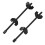 2Pcs High Carbon Steel Coil Spring Compressor for Shock Absorber, Long Welded Tools 6